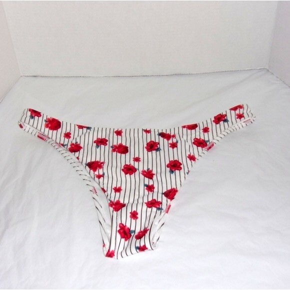 Hollister XL Floral Hi Leg Bikini  Bottom NWT - Picture 1 of 5